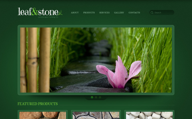 Landscape Design Premium Moto CMS HTML Theme Big Screenshot Landscape Design Moto CMS HTML Template New Screenshots BIG