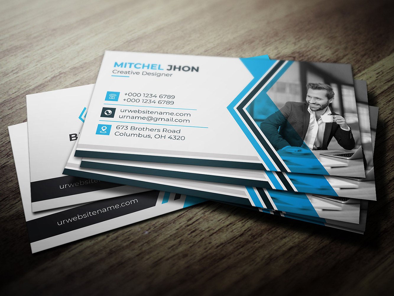 Template #412035 Business Blue Webdesign Template - Logo template Preview