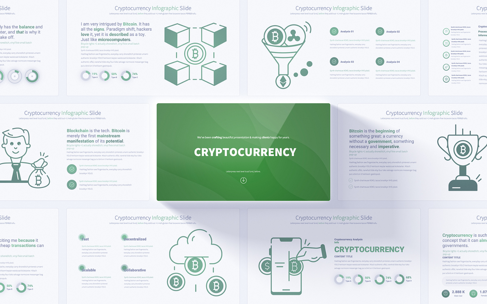 Kit Graphique #412076 Cryptocurrency Blockchains Web Design - Logo template Preview