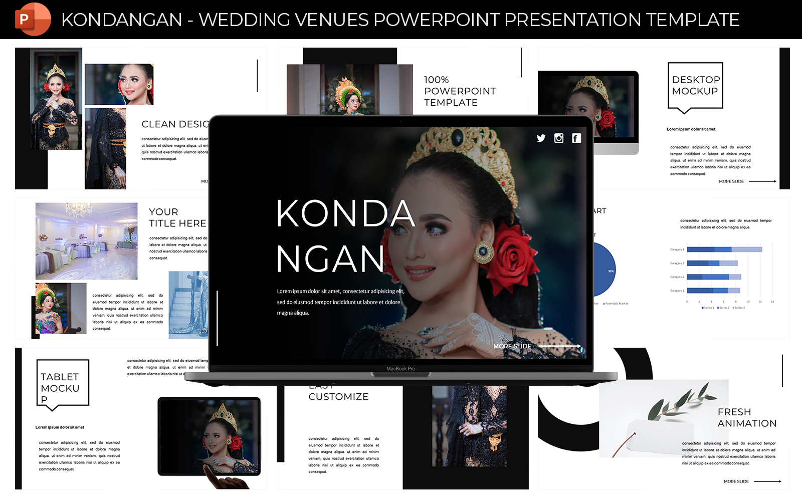 Kit Graphique #412087 Kondangan Wedding Divers Modles Web - Logo template Preview