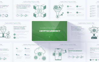 Cryptocurrency PowerPoint Template Slides