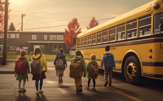 School Rush Kids, Backpacks, and Bus Rides 23