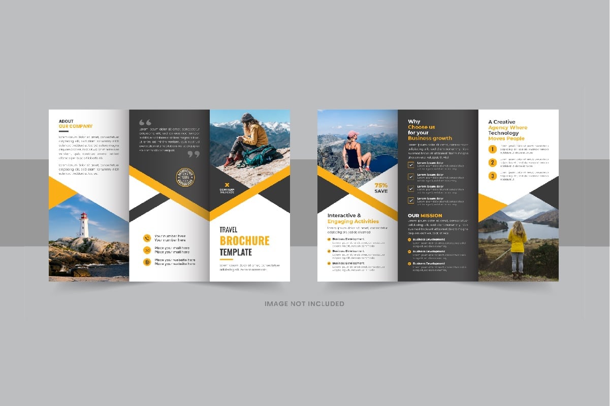 Template #412107 Booklet Destination Webdesign Template - Logo template Preview