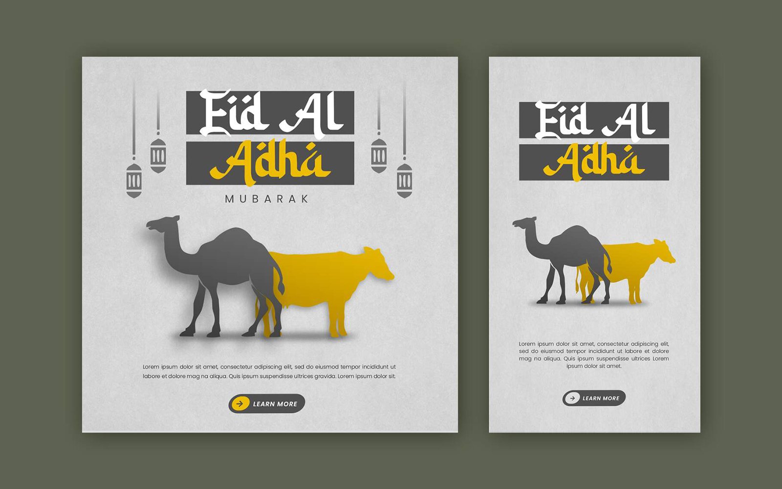 Kit Graphique #412410 Eid Al Divers Modles Web - Logo template Preview
