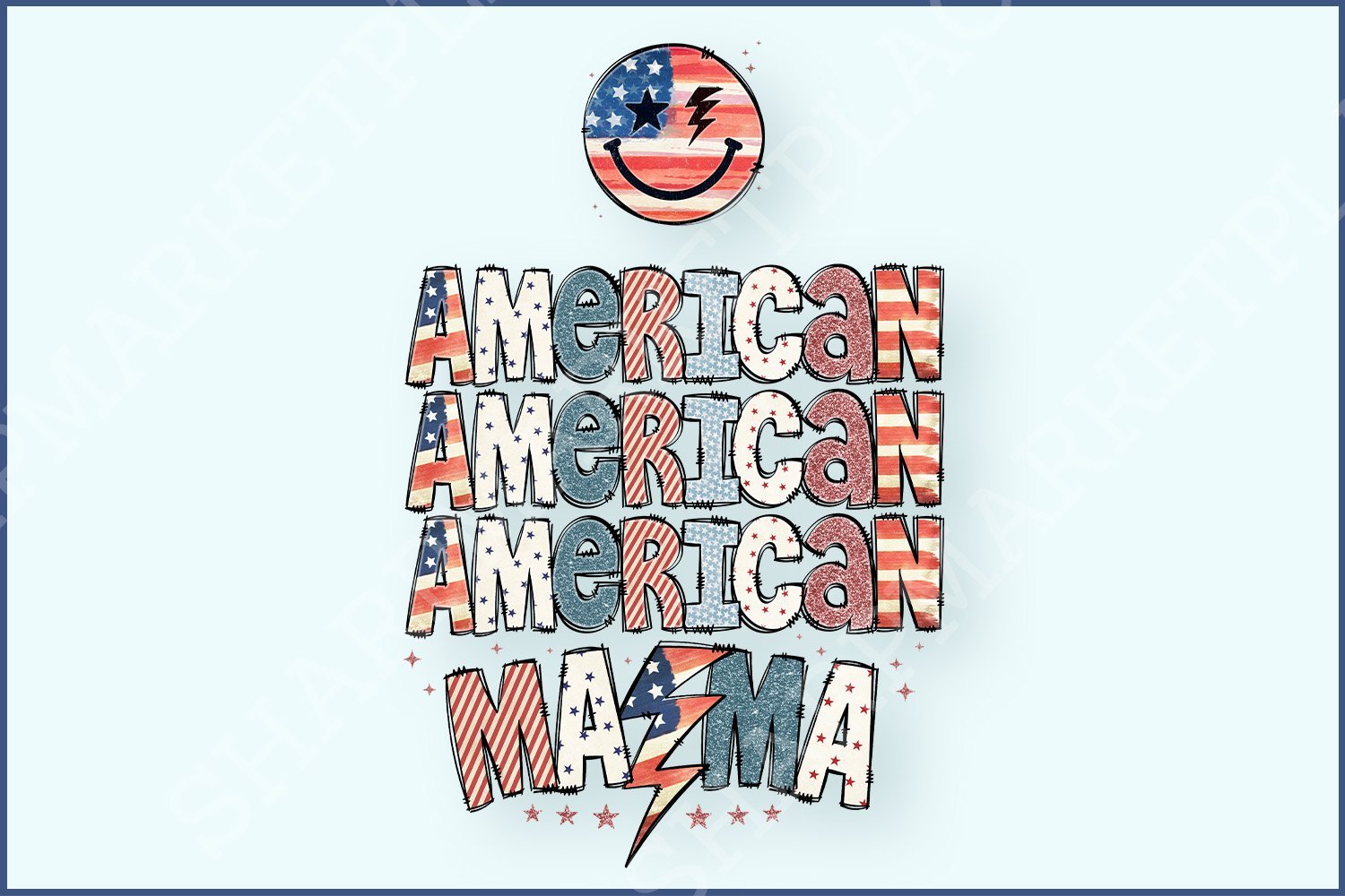 Kit Graphique #412443 America Shirt Divers Modles Web - Logo template Preview