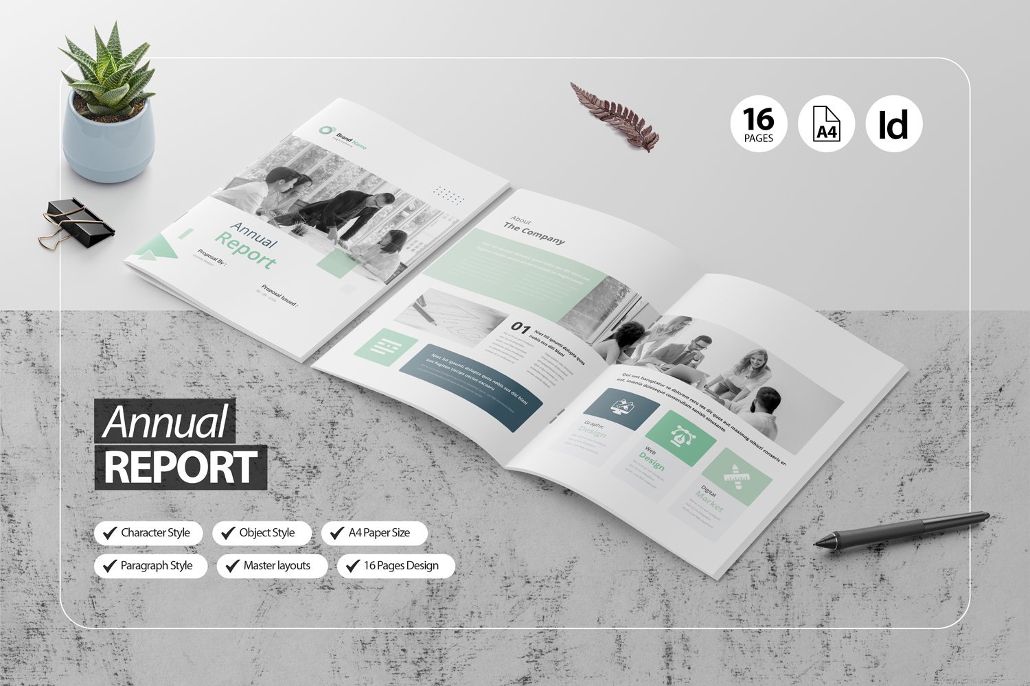 Kit Graphique #412449 Annual Rapport Divers Modles Web - Logo template Preview