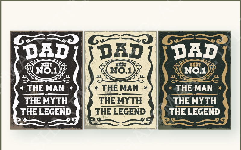 Best Dad Whiskey Label Bundle, Daddy PNG, Happy Fathers Day, Dad Birthday, Vintage Retro Label Illustration