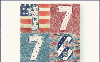 1776 America PNG, 4th of July Design, Independence Day PNG, Retro 4th of July, 4th of July Shirt