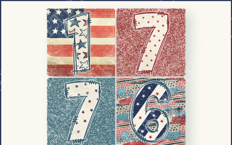 1776 America PNG, 4th of July Design, Independence Day PNG, Retro 4th of July, 4th of July Shirt Illustration