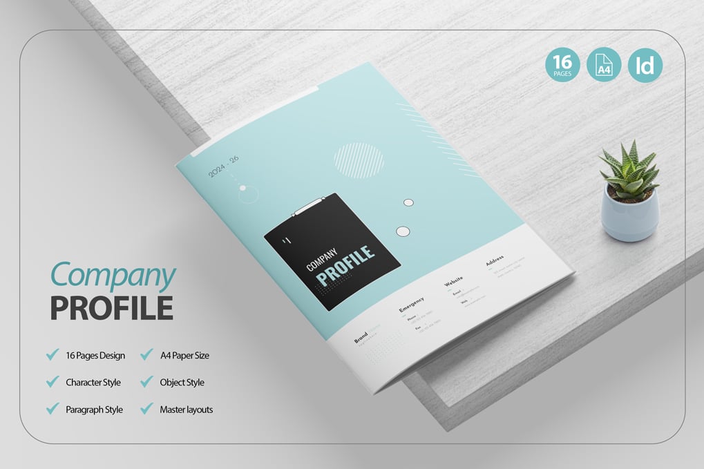 Template #412564 Report Brochure Webdesign Template - Logo template Preview