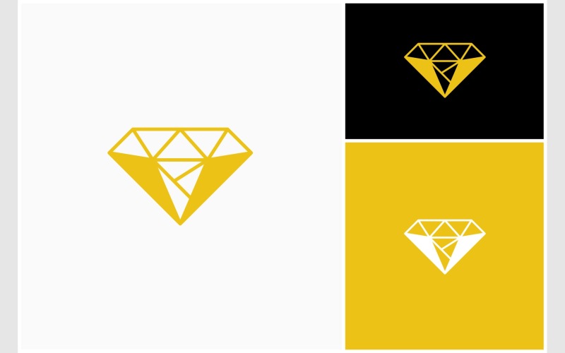 Diamond Gemstone Jewelry Logo Logo Template