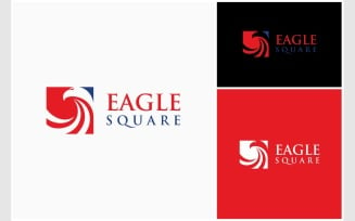 Eagle Square Patriotic Logo