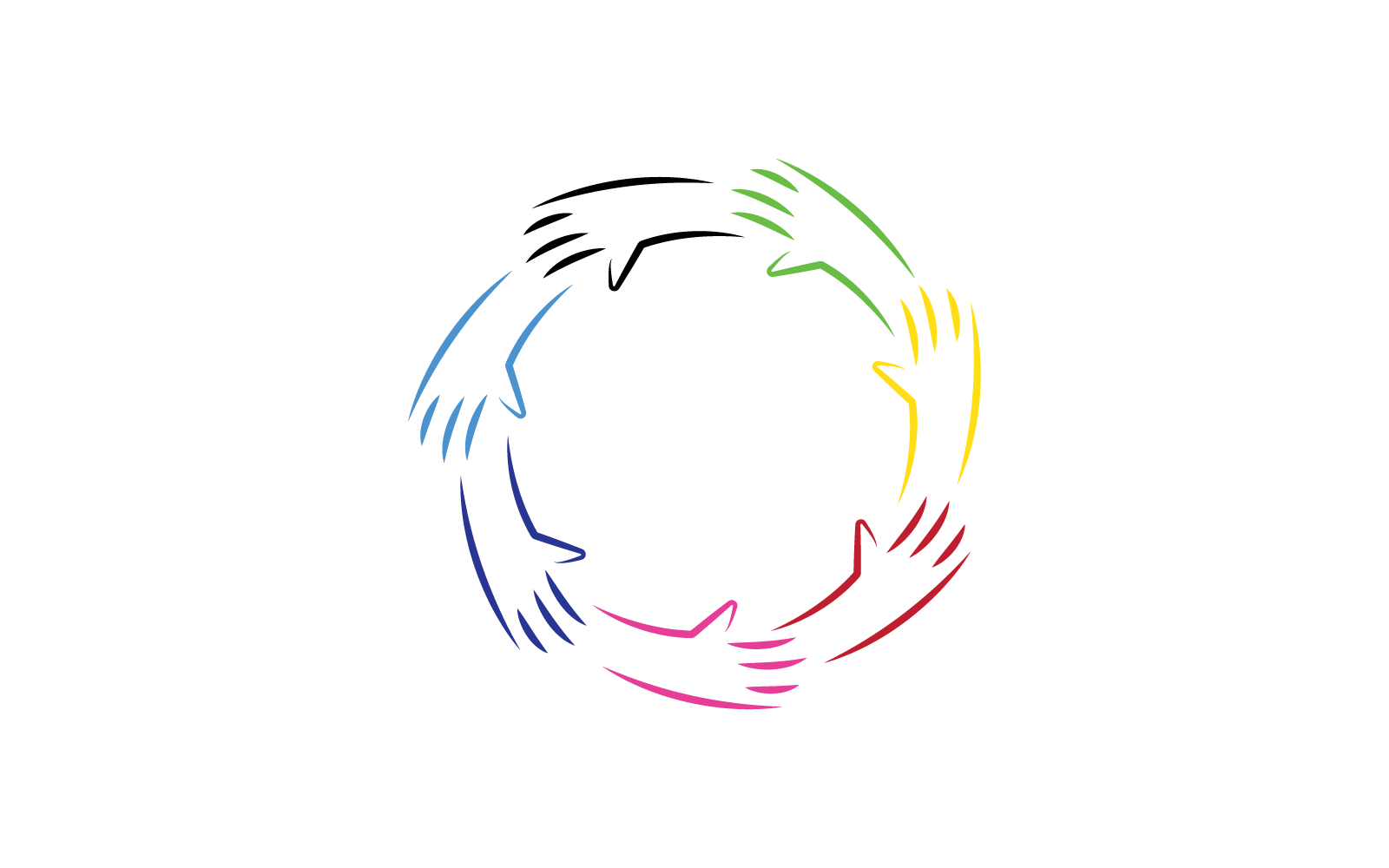 hand care logo vector template