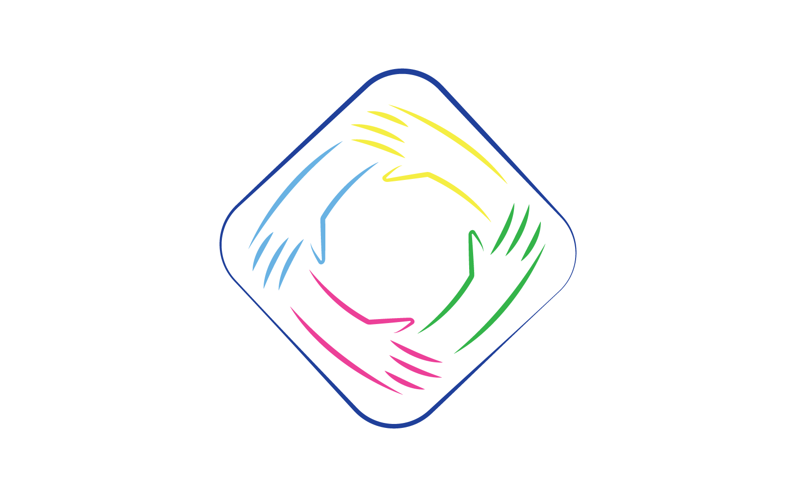 plantilla de diseño de vector de logotipo de cuidado de manos
