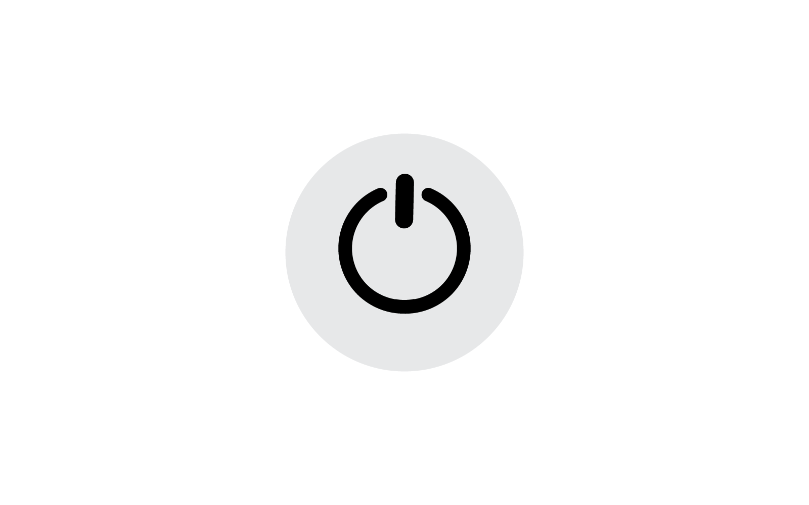 Power button icon vector design template Logo Template