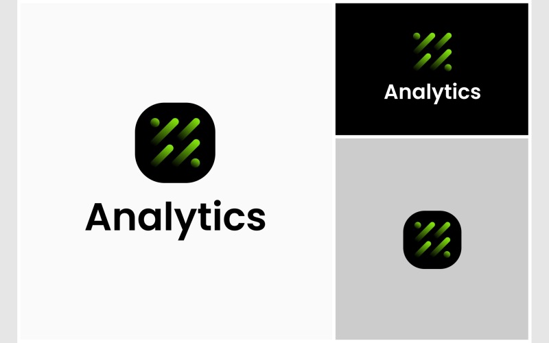 Analytics Digital Technology Logo Logo Template