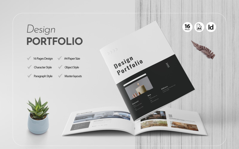 Business Portfolio Design Template Magazine Template