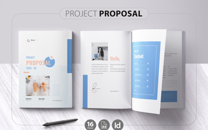 Project Proposal Template - 02 Magazine Template