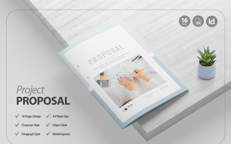 Project Proposal Template - 03 Magazine Template