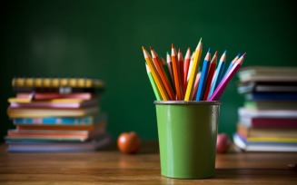 Colourful Pencil School Supplies 87