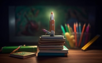 Colourful Pencil, books School Supplies 150