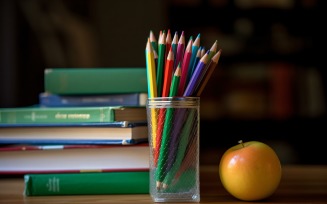 Colourful Pencil School Supplies 126