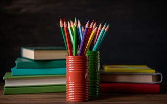 Colourful Pencil School Supplies 139