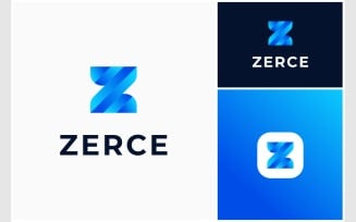 Letter Z Colorful Gradient Modern Logo