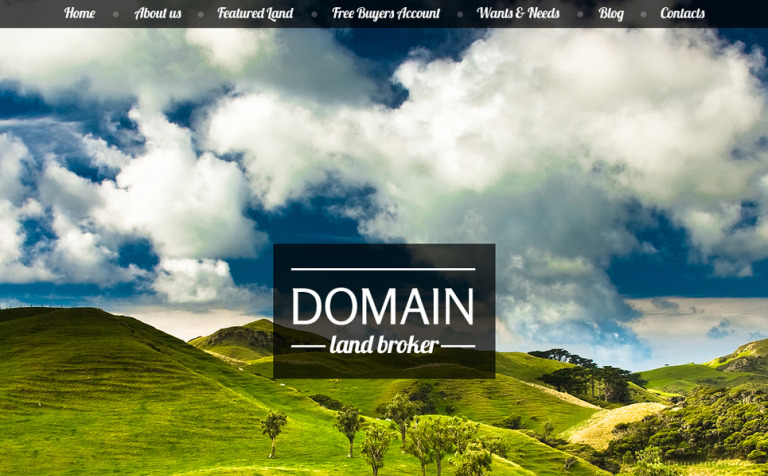 Land Broker Premium Moto CMS HTML Theme Big Screenshot Land Broker Moto CMS HTML Template New Screenshots BIG