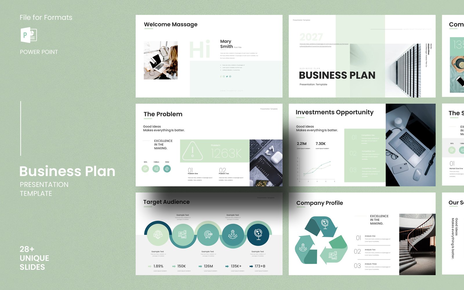 Kit Graphique #413087 Business Plan Divers Modles Web - Logo template Preview