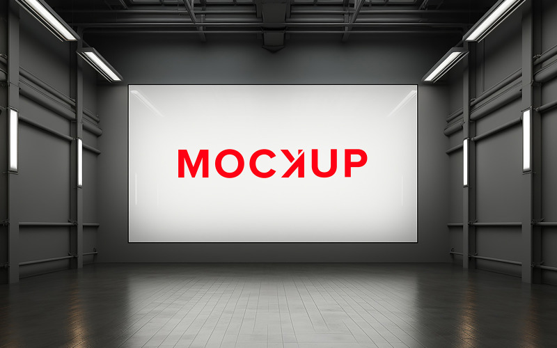 Advertising billboard mockup design Product Mockup