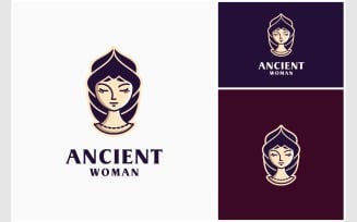 Beautiful Ancient Woman Logo