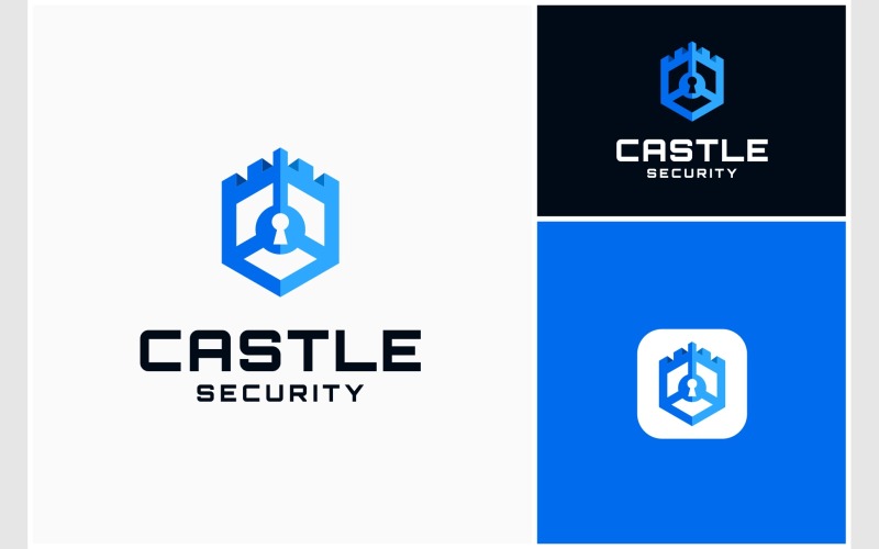 Castle Citadel Security Privacy Logo Logo Template