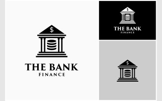 Column Bank Money Finance Logo