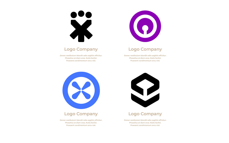 Company Logo Unique Design 12 Logo Template