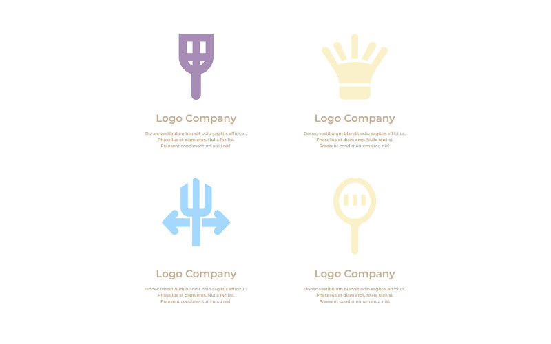 Company Logo Unique Design 16 Logo Template