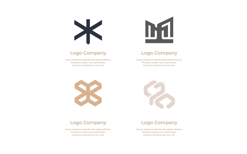 Company Logo Unique Design 18 Logo Template