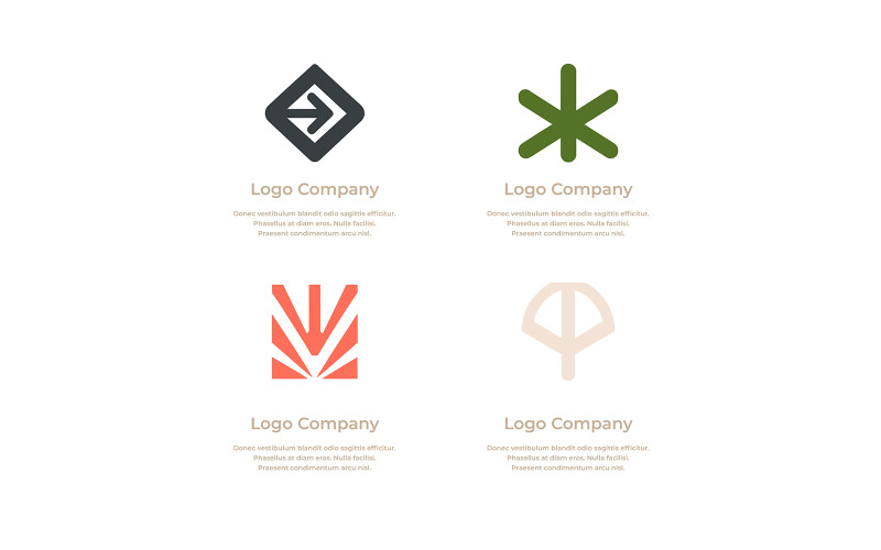 Company Logo Unique Design 21 Logo Template