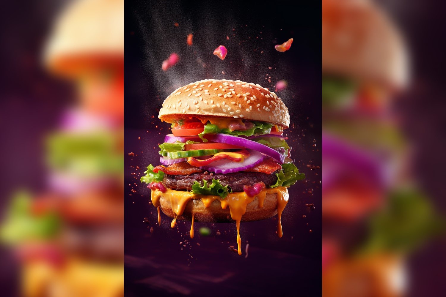 Template #413382 Burger Grilled Webdesign Template - Logo template Preview