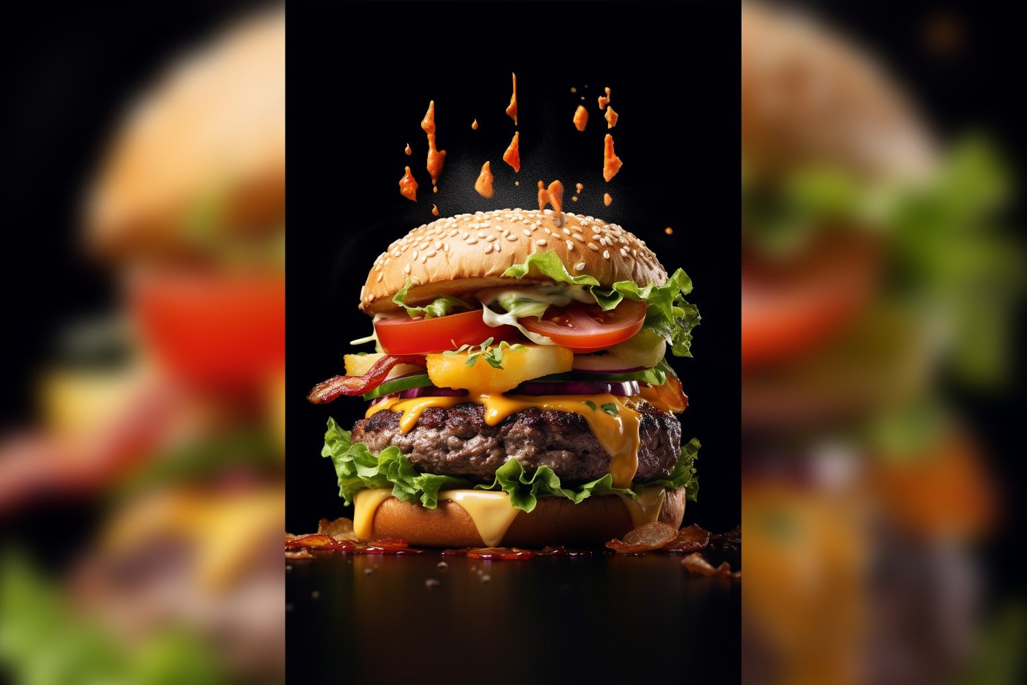 Template #413390 Burger Grilled Webdesign Template - Logo template Preview