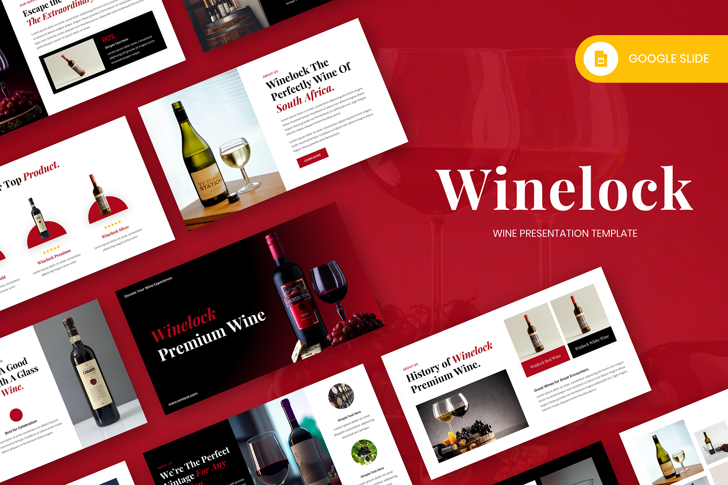 Winelock - Wine Google Slide