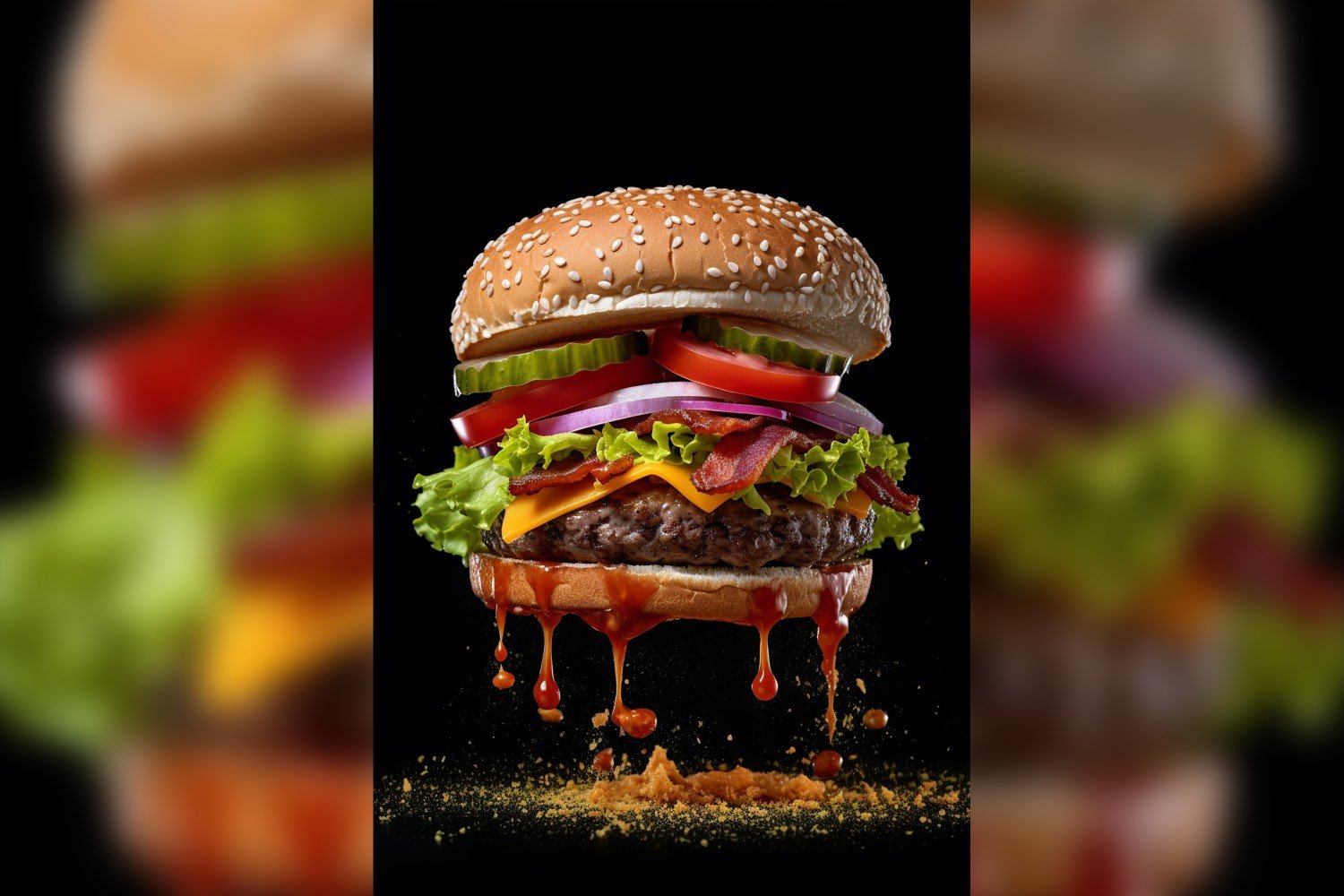 Template #413458 Burger Grilled Webdesign Template - Logo template Preview