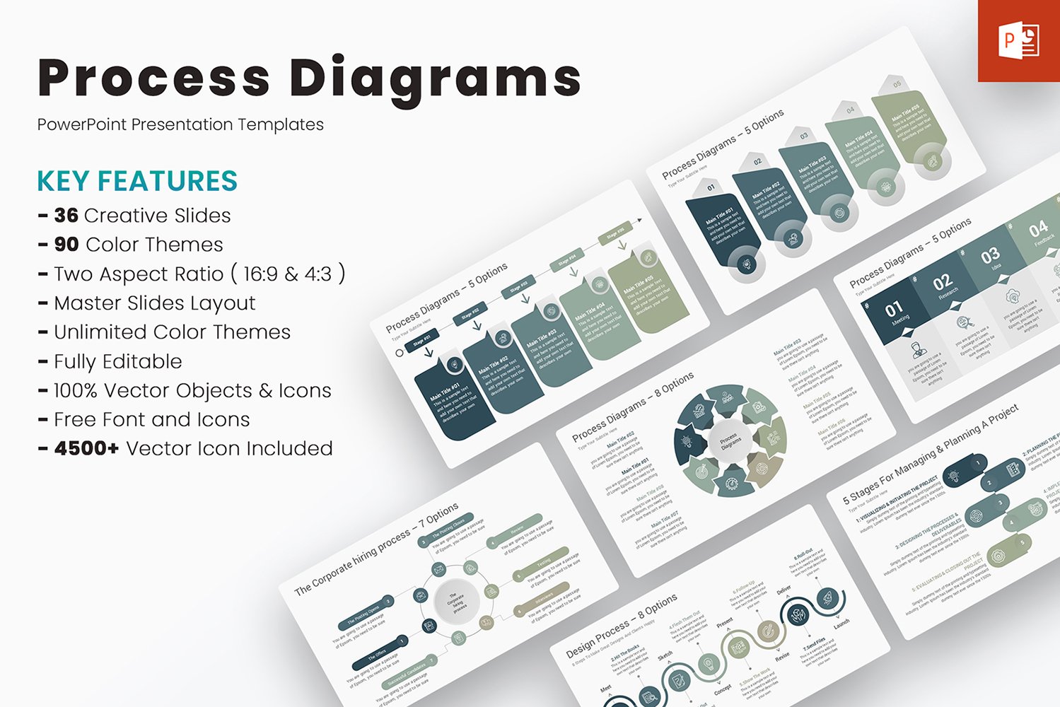 Kit Graphique #413744 Process Workflow Divers Modles Web - Logo template Preview