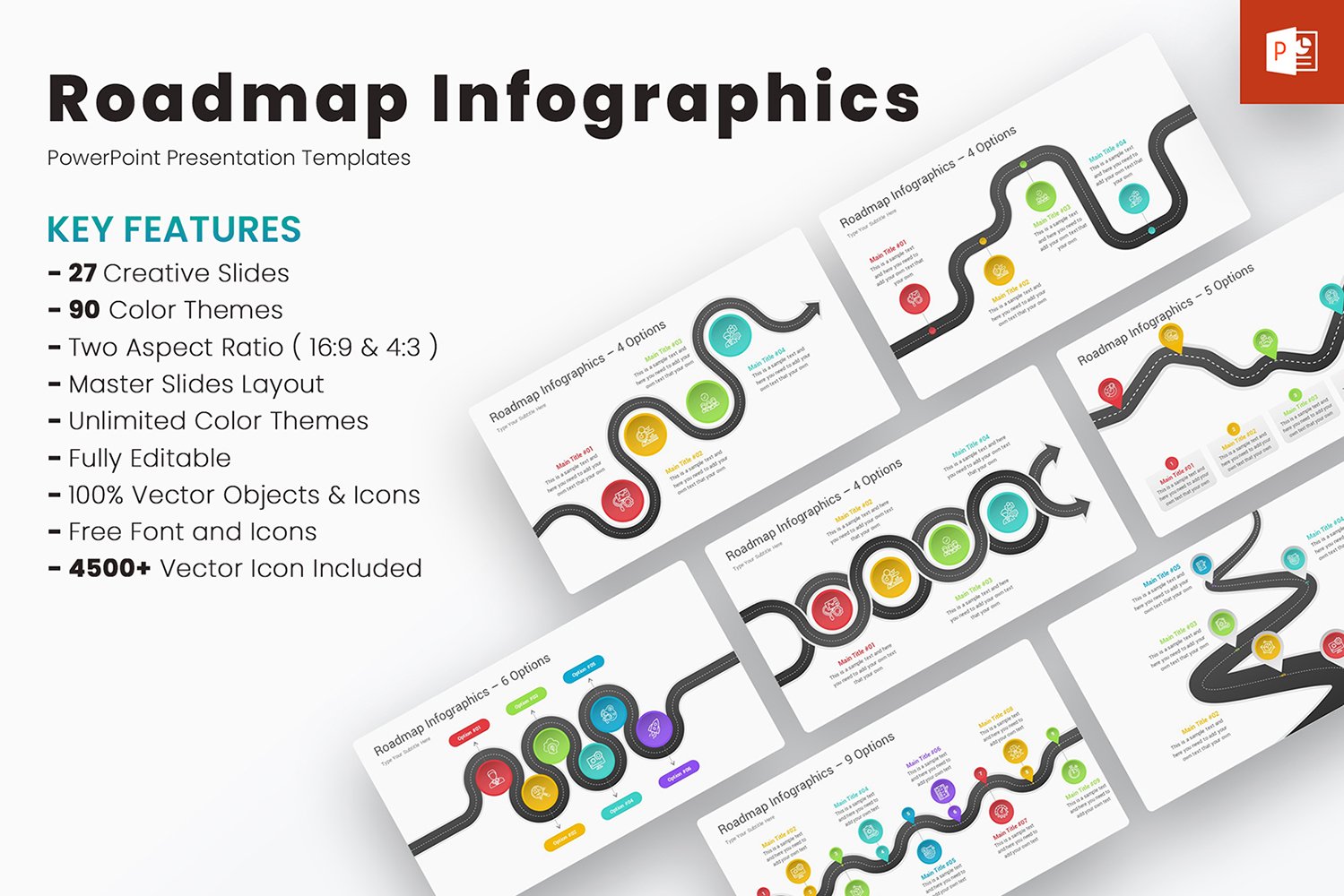 Kit Graphique #413745 Roadmap Infographics Divers Modles Web - Logo template Preview