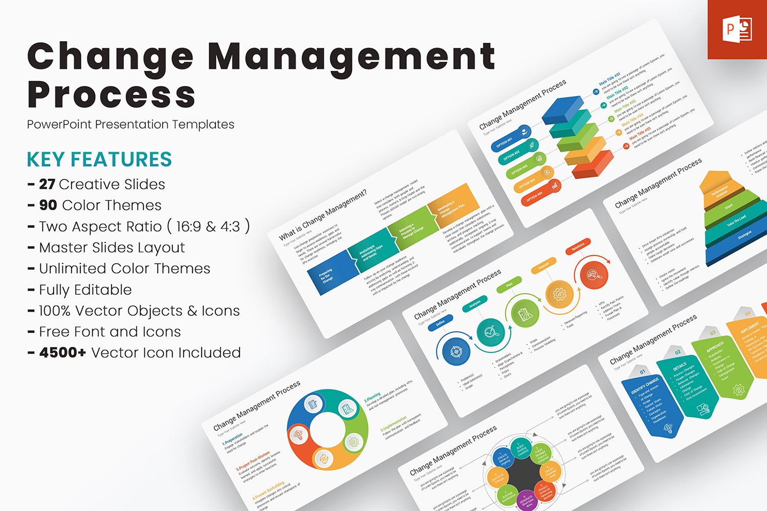 Template #413746 Management Process Webdesign Template - Logo template Preview