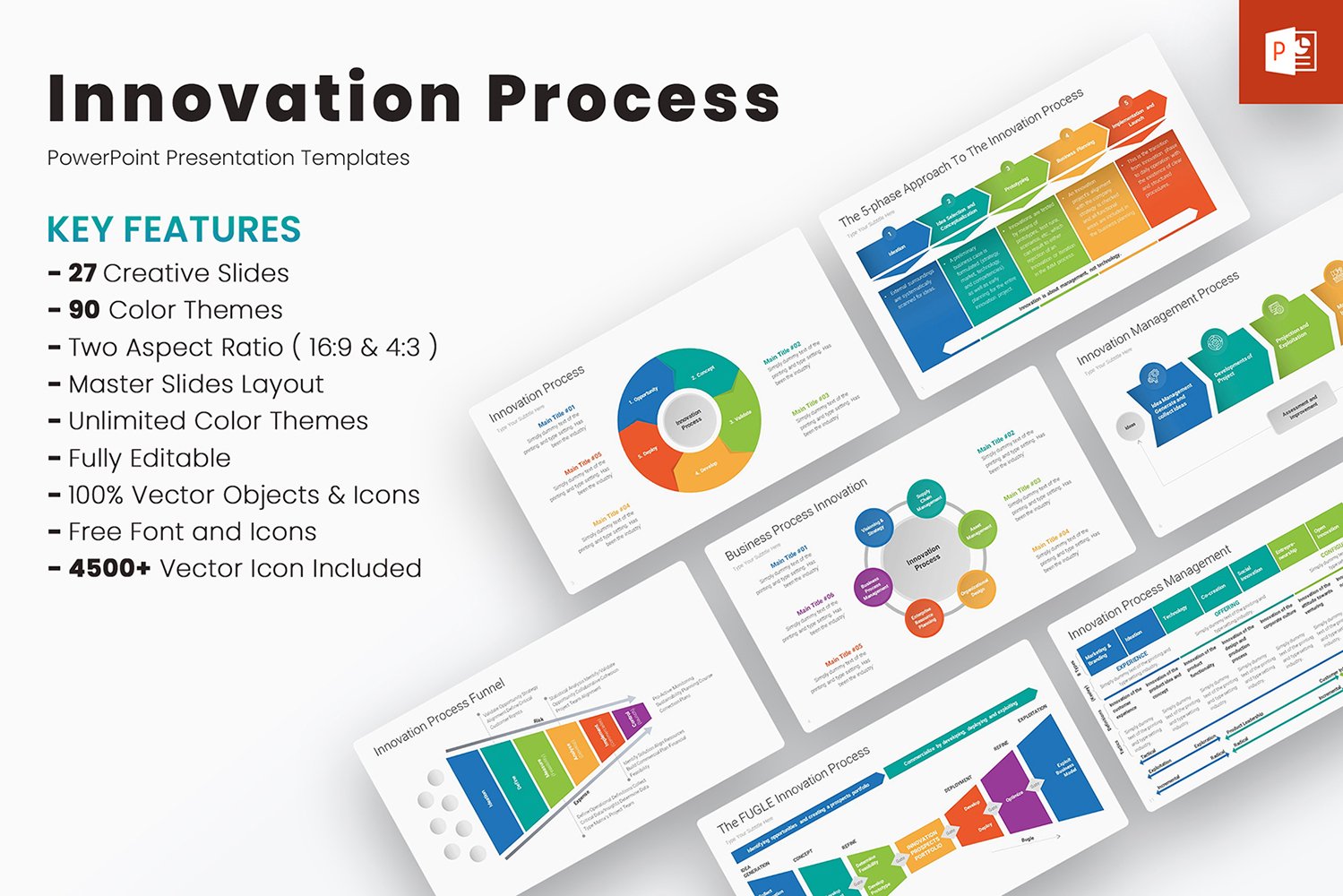 Kit Graphique #413747 Innovation Process Divers Modles Web - Logo template Preview