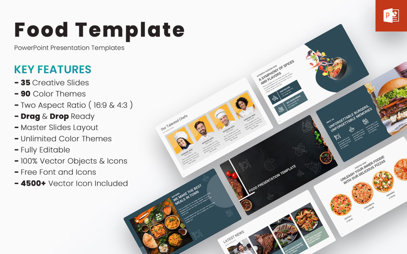 Food PowerPoint Presentation Templates Designs PowerPoint Template
