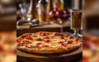 Concept Pizzerias With Delicious Taste Pepperoni Pizza 12