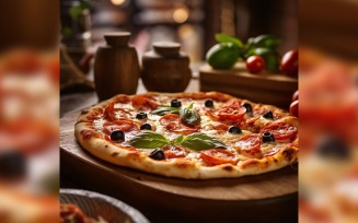 Concept Pizzerias With Delicious Taste Pepperoni Pizza 14