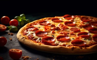Concept Pizzerias With Delicious Taste Pepperoni Pizza 20